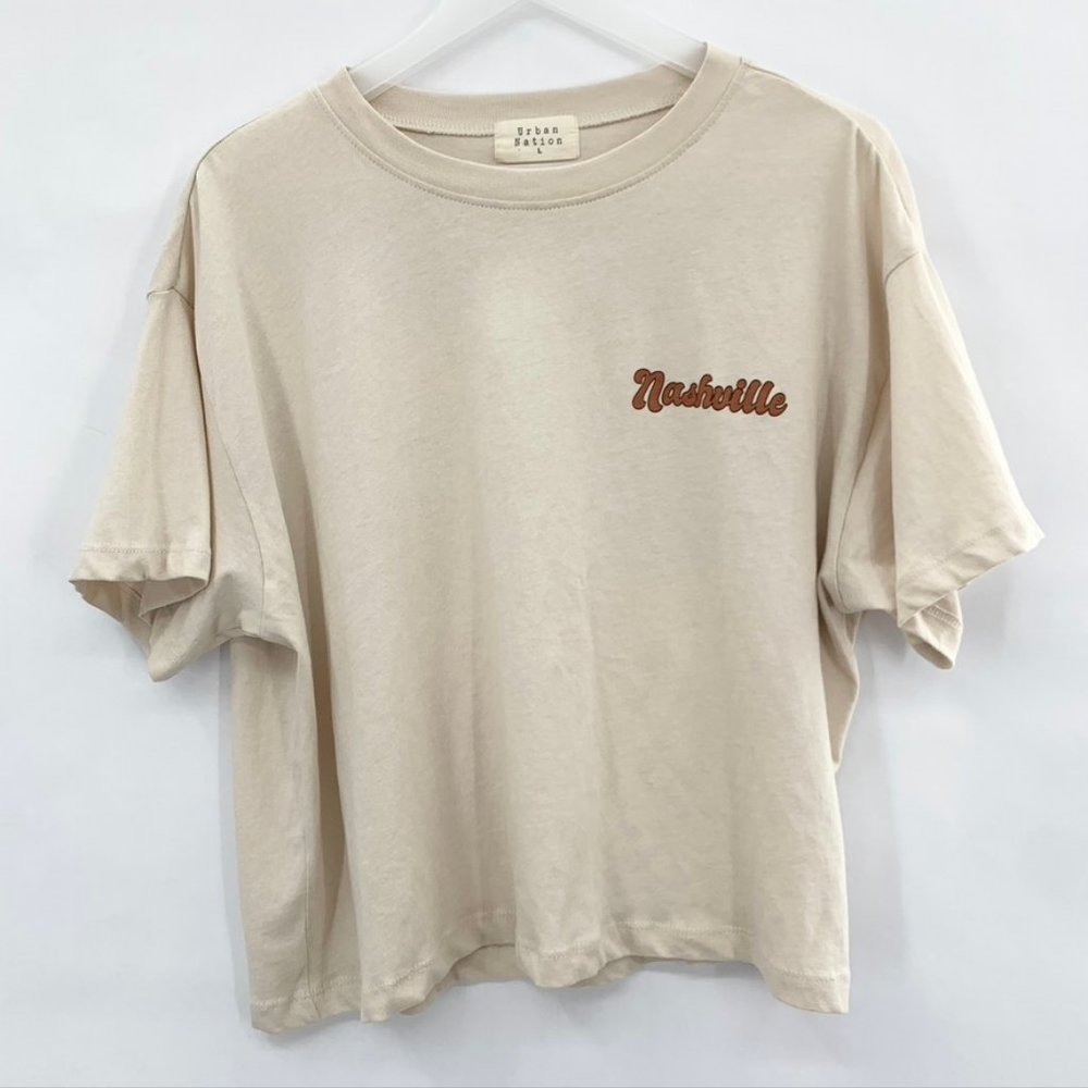 5/$25 Nashville semi cropped tshirt